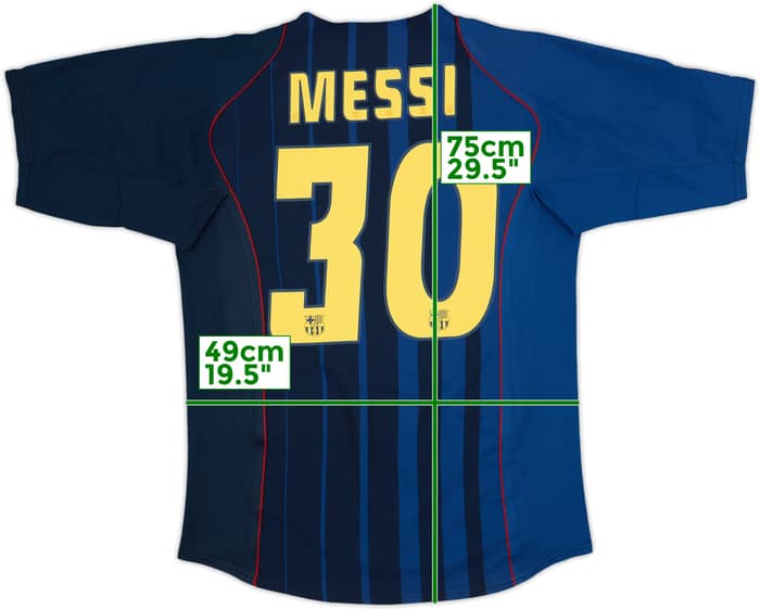 2004-05 Barcelona Away Shirt Messi #30 - 8/10 - (L)