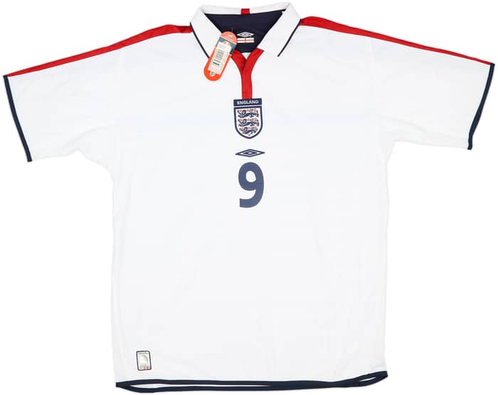 2003-05 England Home Shirt Rooney #9 (XL)