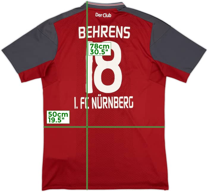2017-18 Nurnberg Home Shirt Behrens #18 - 4/10 - (L)