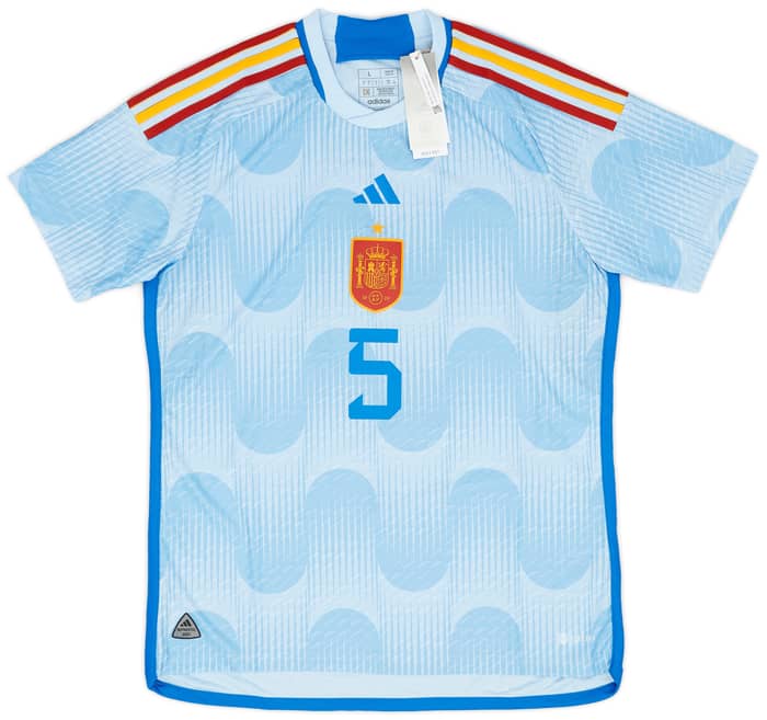 2022-23 Spain Authentic Away Shirt Sergio #5