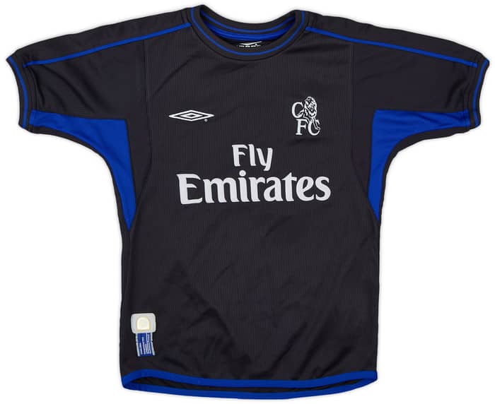 2002-04 Chelsea Away Shirt Zola #25 - 7/10 - (S.Boys)