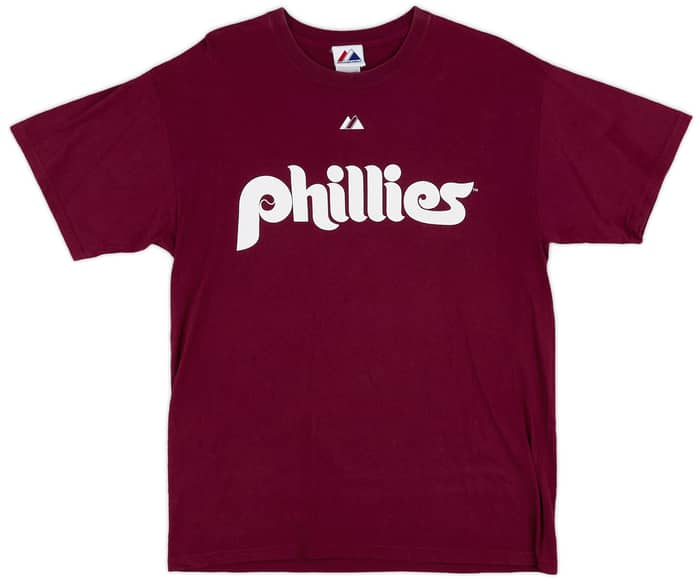 2009 Philadelphia Phillies Utley #26 Majestic Tee - 6/10 - (L)