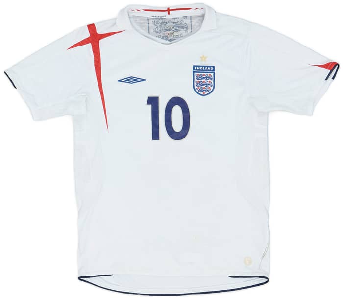 2005-07 England Home Shirt Owen #10 - 6/10 - (XL.Boys)
