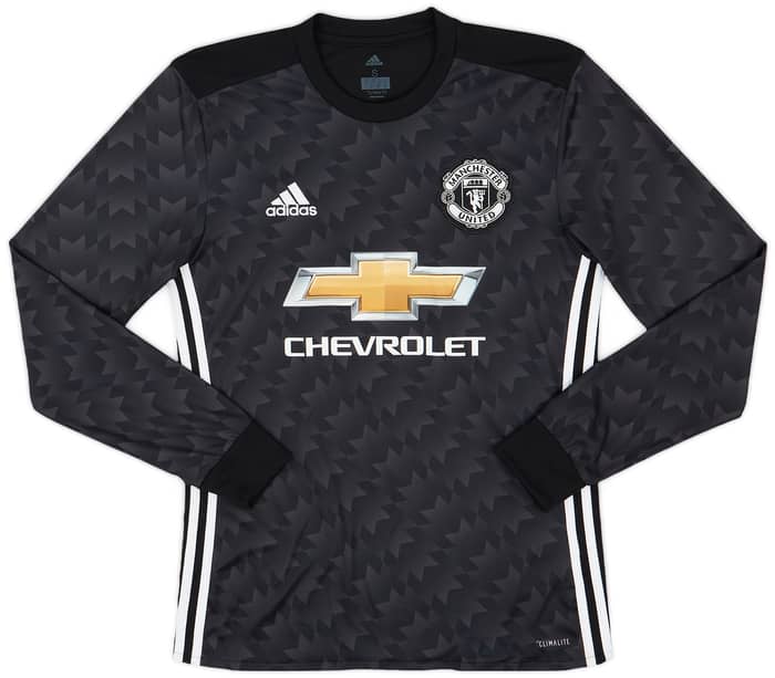2017-18 Manchester United Away L/S Shirt Mata #8 - 10/10 - (S)