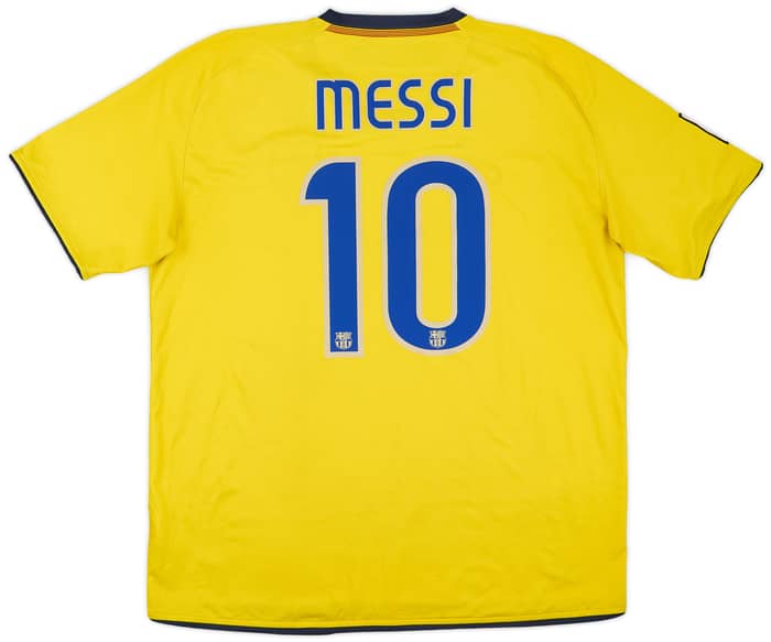 2008-10 Barcelona Away Shirt Messi #10 - 6/10 - (XL)
