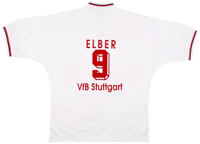 1993-95 Stuttgart Home Shirt Elber #9 - 6/10 - (XL)