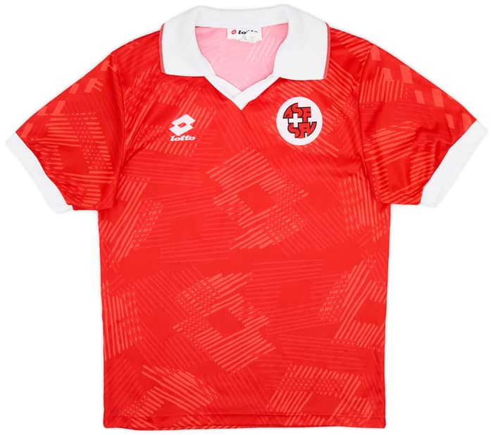 1992-93 Switzerland Home Shirt #11 - 8/10 - (XS)