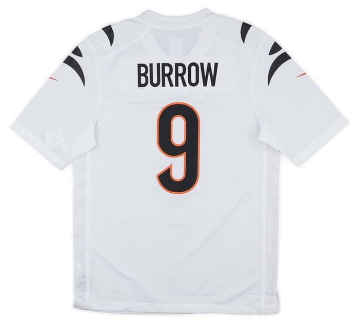 2021-23 Cincinnati Bengals Burrow #9 Nike Game Jersey (Away) L - W/Tags