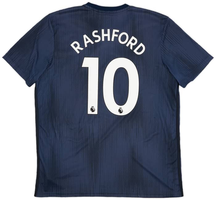2018-19 Manchester United Third Shirt Rashford #10 - 9/10 - (XL)