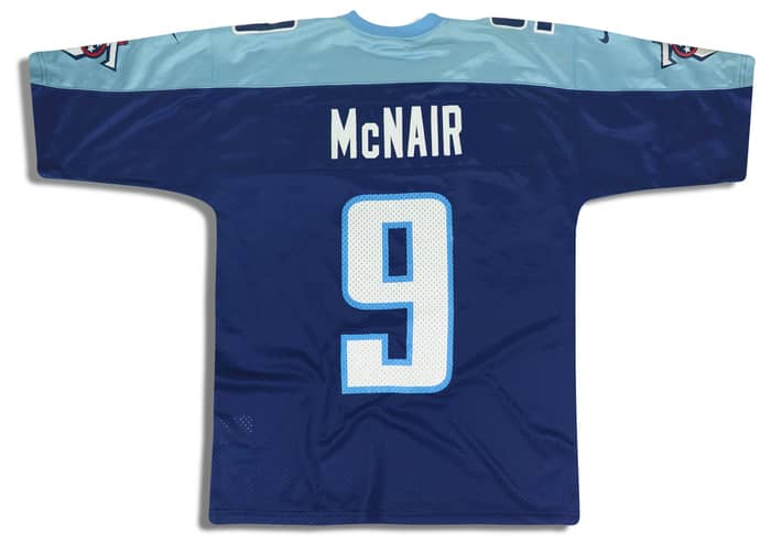 1999-00 Tennessee Titans McNair #9 Nike Jersey (Home) M