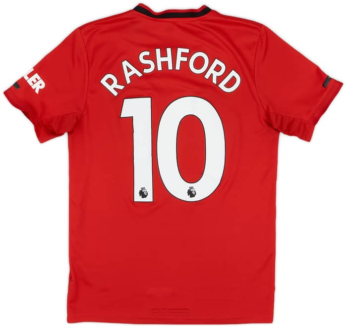 2019-20 Manchester United Home Shirt Rashford #10 - 6/10 - (S)