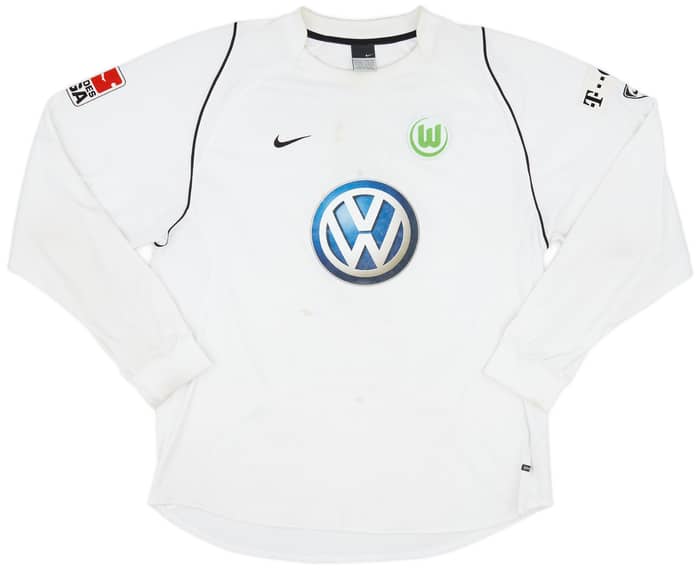 2006-07 Wolfsburg Match Issue Away Shirt Madlung #4
