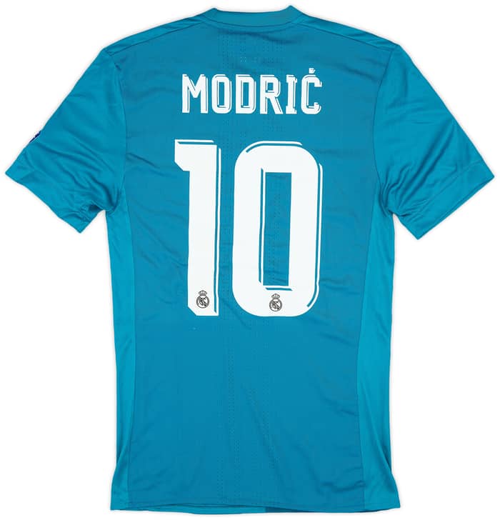 2017-18 Real Madrid Authentic Third Shirt Modric #10 (XS)