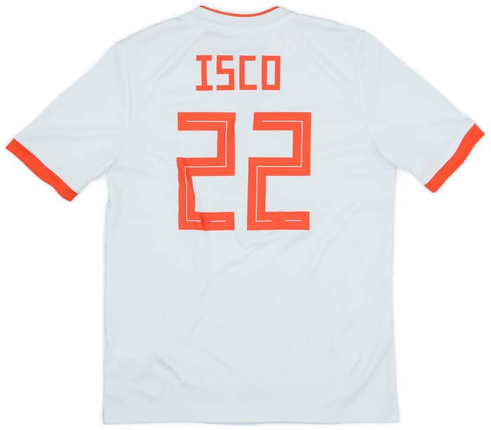 2018-19 Spain Away Shirt Isco #22 - 8/10 - (M.Boys)