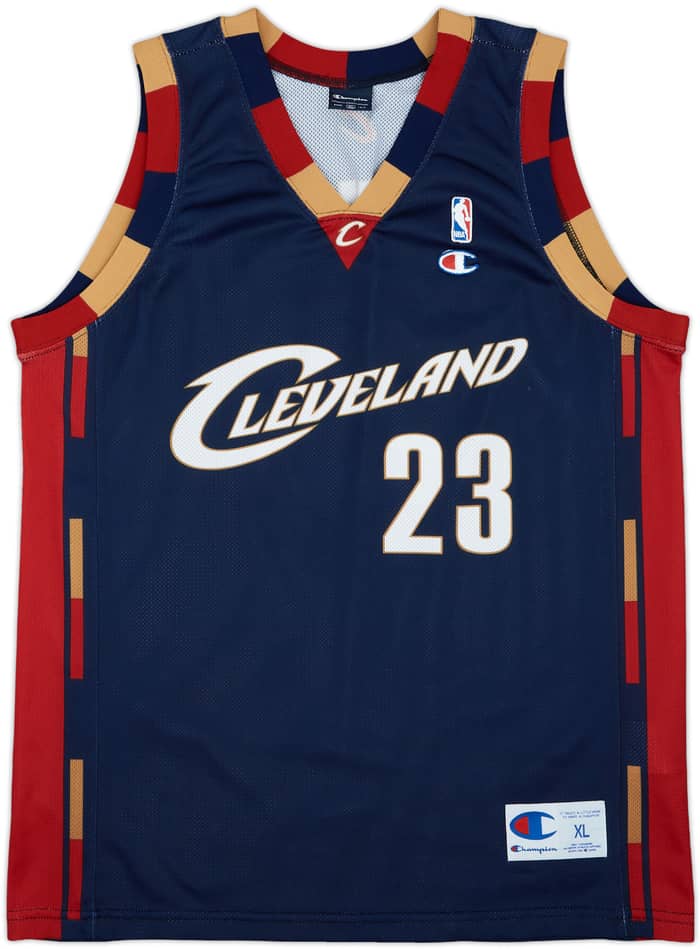 2005-10 Cleveland Cavaliers James #23 Champion Alternate Jersey - 8/10 - (XL)