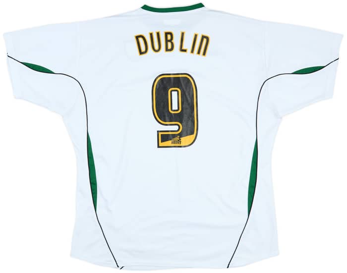 2006-07 Norwich Away Shirt Dublin #9 - 5/10 - (3XL)