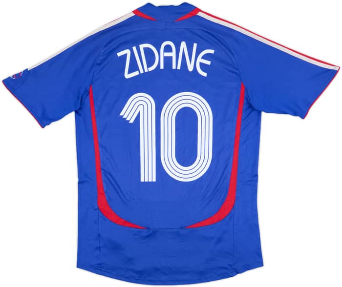 2006-07 France Home Shirt Zidane #10 - 7/10 - (L)