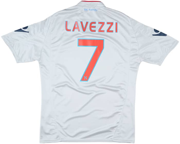 2009-10 Napoli Away Shirt Lavezzi #7 - 9/10 - (XL)