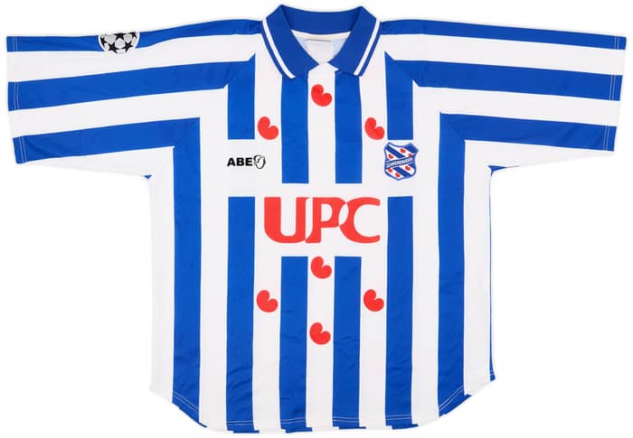 2000-01 Heerenveen Match Issue Champions League Home Shirt Sluijter #28