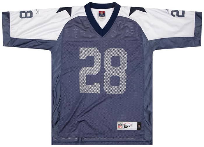 2004 Dallas Cowboys Woodson #28 Reebok Throwback Jersey (Alternate) L