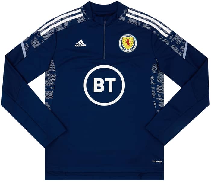 2021-22 Scotland Player Issue 1/4 Zip Training Top - As New - (Womens)