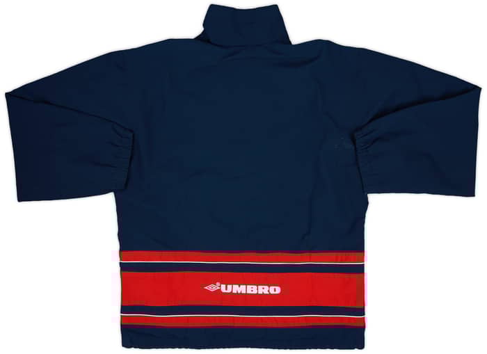 2000-02 England Umbro 1/4 Zip Drill Top - 8/10 - (L)