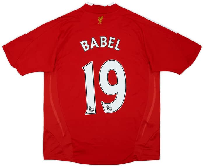2008-10 Liverpool Home Shirt Babel #19 - 6/10 - (L.Boys)