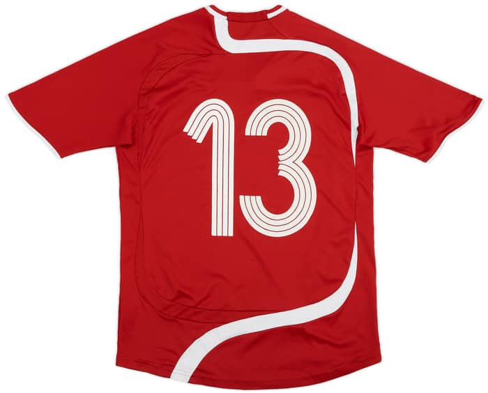 2006-08 Denmark Home Shirt #13 - 6/10 - (S)