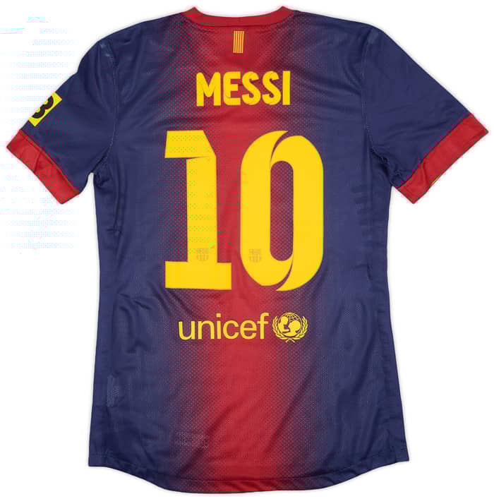 2012-13 Barcelona Player Issue Home Shirt Messi #10 (M)