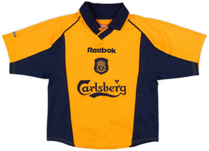 2000-02 Liverpool Away Shirt Barmby #20 - 9/10 - (S.Boys)