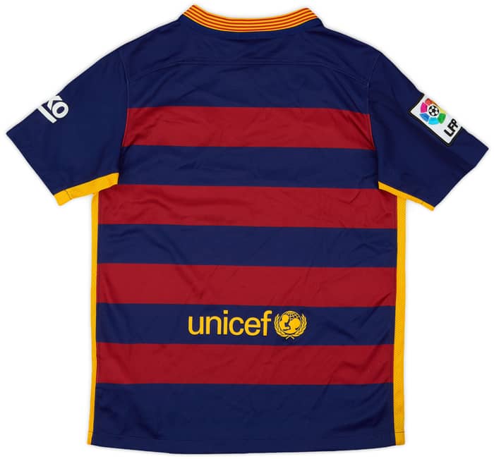 2015-16 Barcelona Home Shirt - 8/10 - (M.Boys)