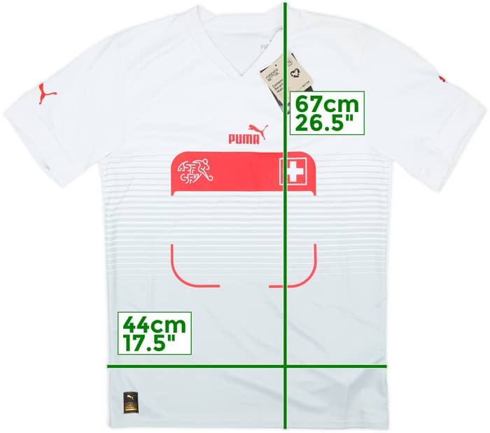 2022-23 Switzerland Away Shirt (S)