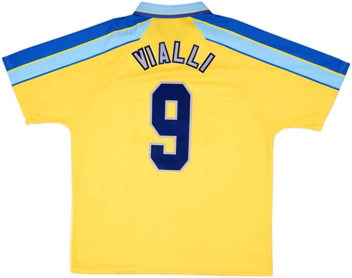 1996-97 Chelsea Away Shirt Vialli #9 - 8/10 - (XL)