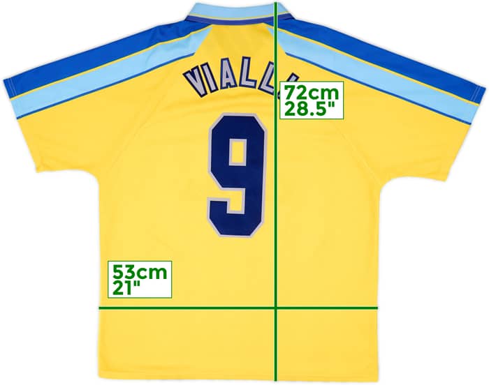 1996-97 Chelsea Away Shirt Vialli #9 - 8/10 - (XL)