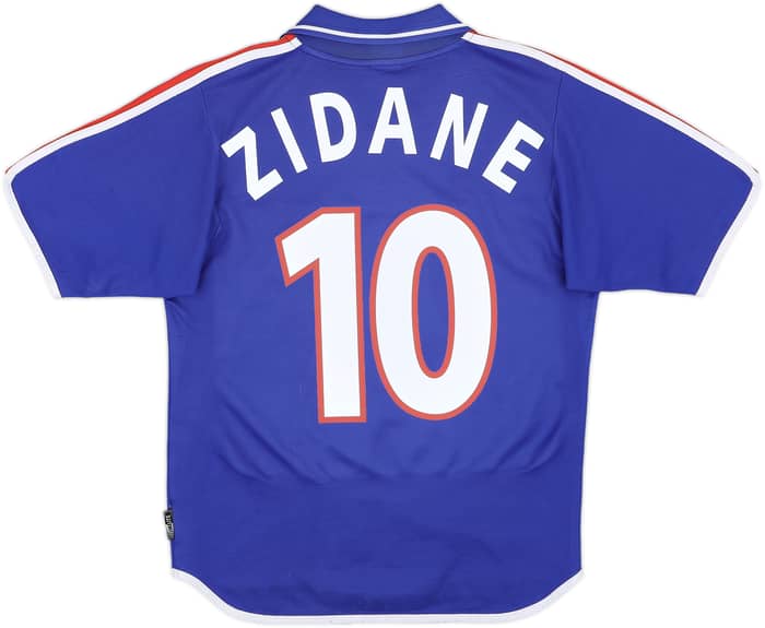 2000-02 France Home Shirt Zidane #10 - 7/10 - (S)