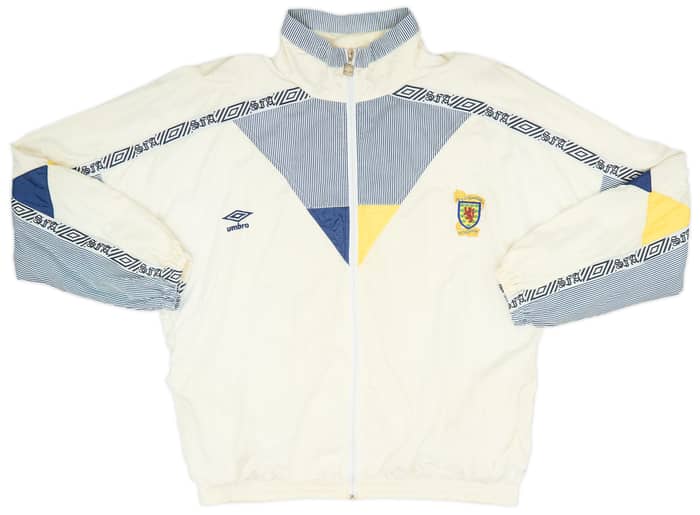 1990-92 Scotland Umbro Track Jacket - 8/10 - (XL)