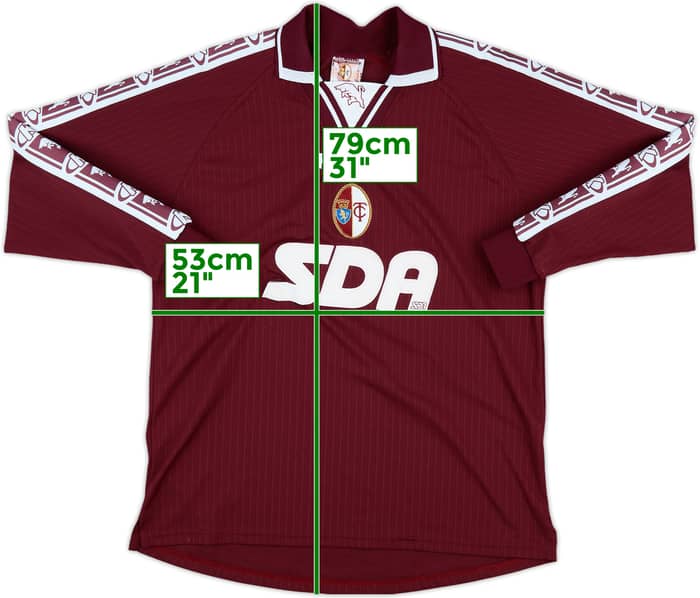 1999-00 Torino Match Issue Home L/S Shirt #15