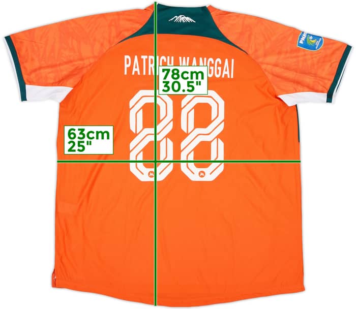 2024-25 Persekabpas Home Shirt Patrich Wanggai #88 - 6/10 - (5XL)