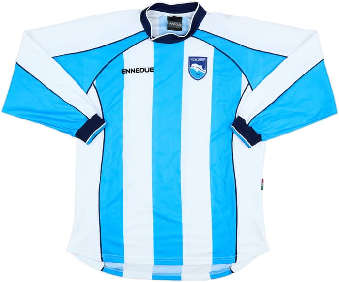 2003-04 Pescara Match Issue Home L/S Shirt #3