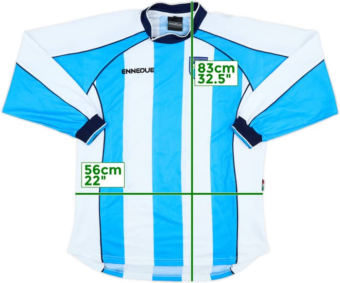 2003-04 Pescara Match Issue Home L/S Shirt #3