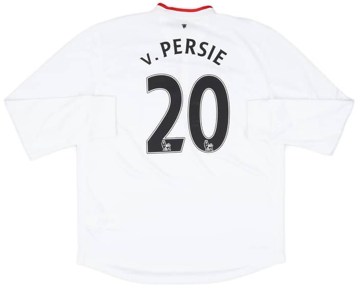 2012-14 Manchester United Away L/S Shirt v.Persie #20 - 8/10 - (XL)
