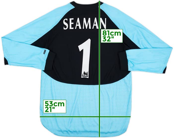 2000-01 Arsenal GK Shirt Seaman #1 - 8/10 - (L)