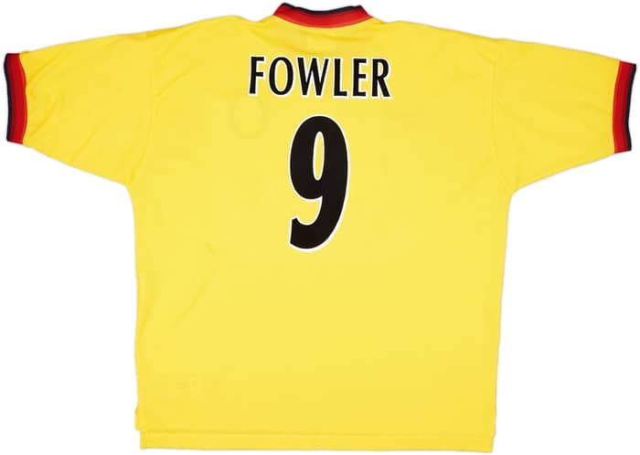 1997-99 Liverpool Away Shirt Fowler #9 - 6/10 - (XXL)