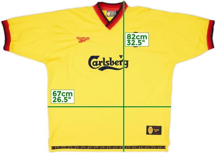 1997-99 Liverpool Away Shirt Fowler #9 - 6/10 - (XXL)