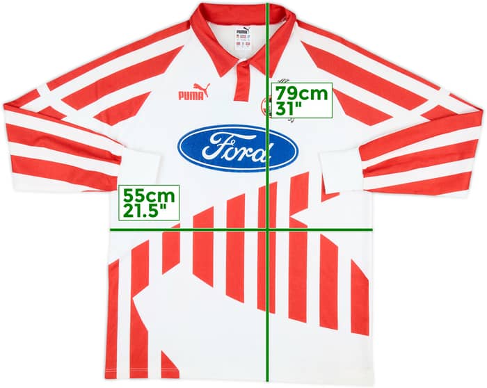 1994-95 FC Koln Home L/S Shirt #11 - 6/10 - (XL)