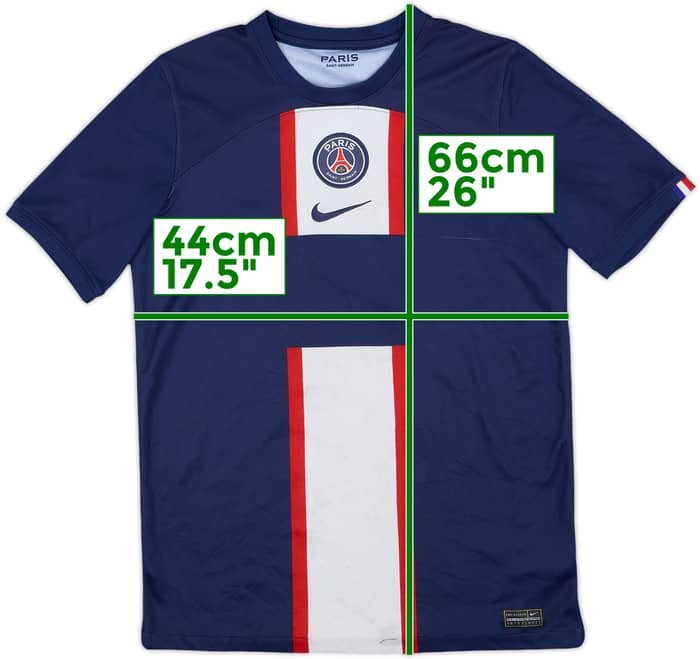 2022-23 Paris Saint-Germain Home Shirt Messi #30 - 5/10 - (XL.Boys)