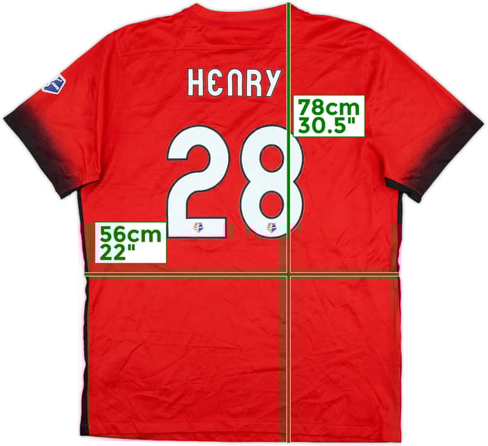 2016 Portland Thorns Home Shirt Henry #28 - 8/10- (XL)