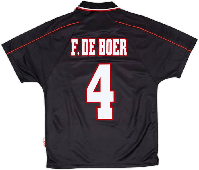 1998-99 Ajax Away Shirt F.De Boer #4 - 6/10 - (S)