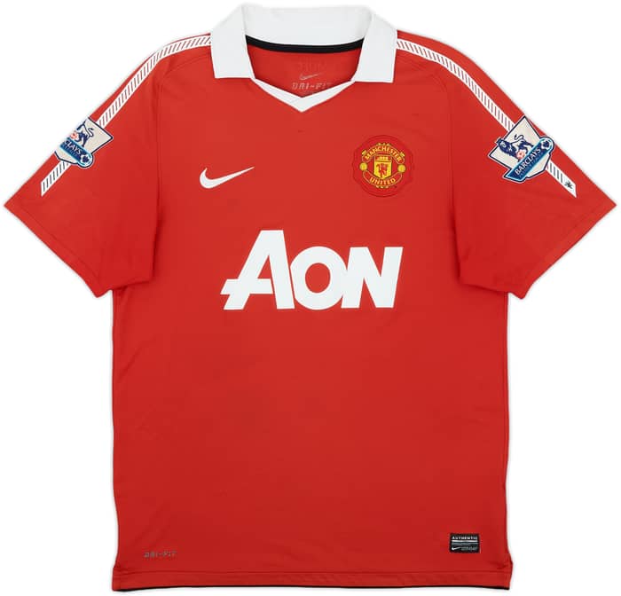 2010-11 Manchester United Home Shirt Rooney #10 - 6/10 - (M)