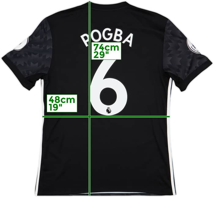 2017-18 Manchester United Away Shirt Pogba #6 - 8/10 - (M)